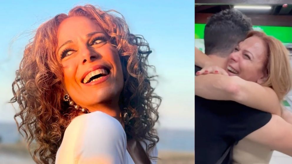 La alegría de Iliana Calabró. (Fotos: Instagram)