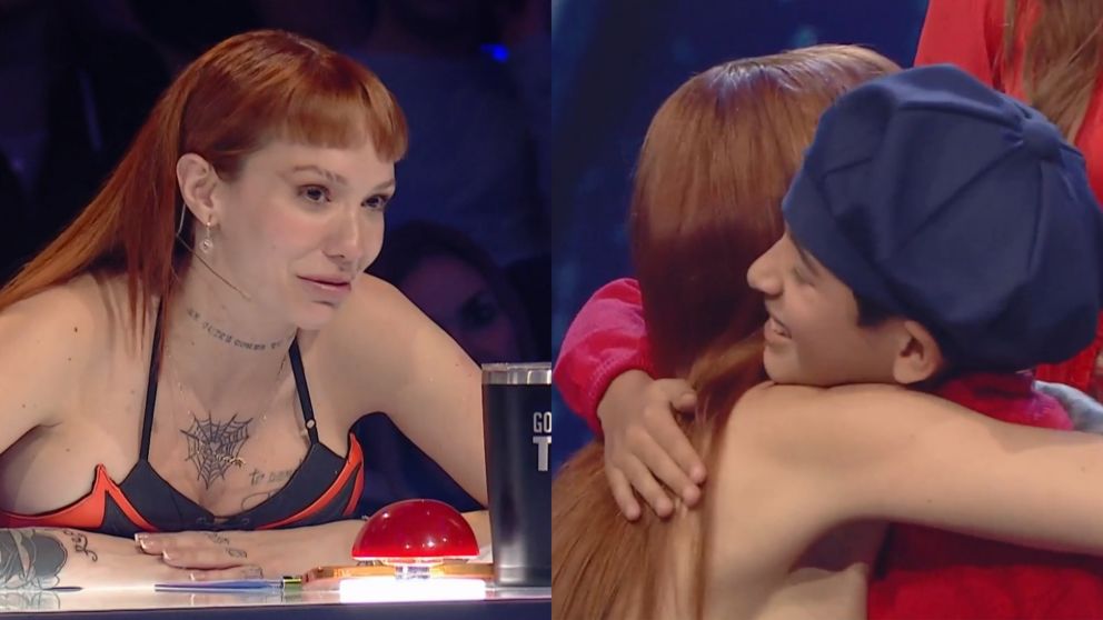 La Joaqui emocionó a un participante en "Got Talent Argentina". (Captura: Telefe)