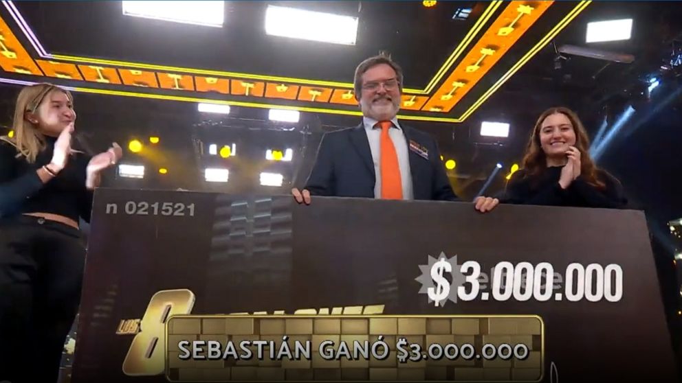 Un participante ganó y su gesto emocionó a todos.