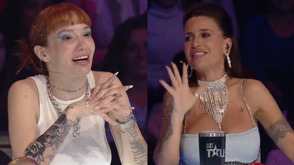 Flor Peña y La Joaqui.