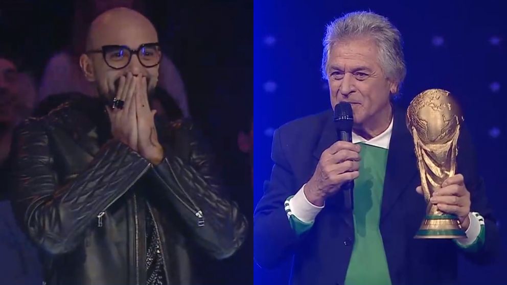 La emoción mundialista llegó a "Got Talent Argentina". (Captura Telefe)