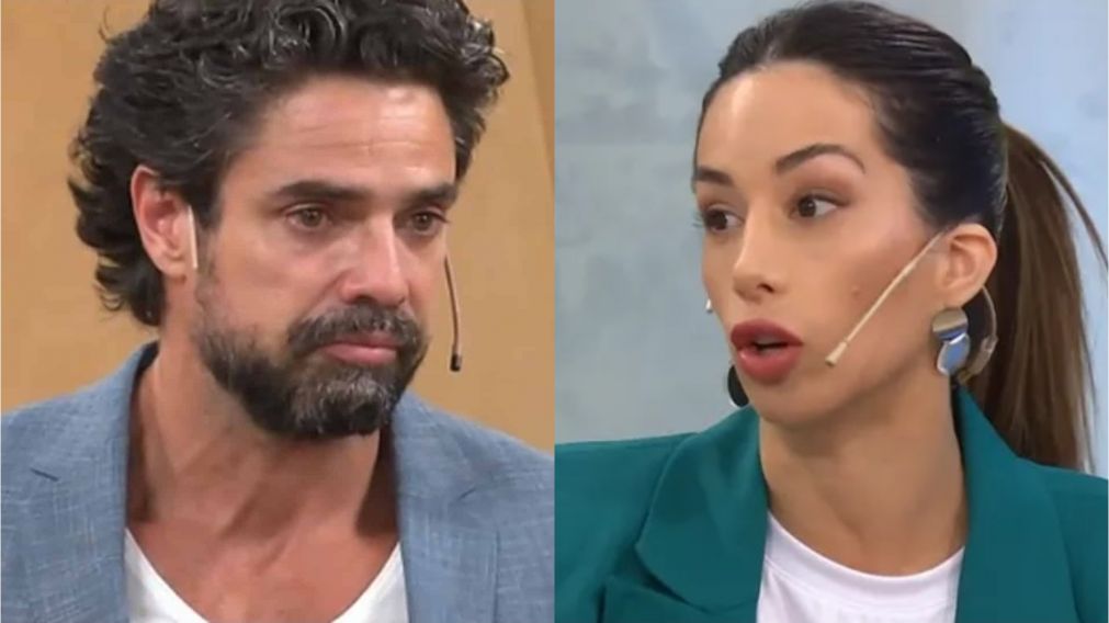 Estefi Berardi destroz� a Luciano Castro por su reacci�n cuando lo tocaron en vivo.