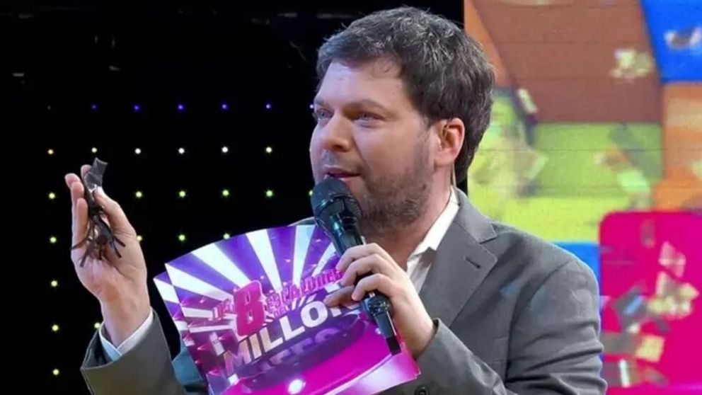 La alegría de Guido Kaczka por "Los 8 Escalones".