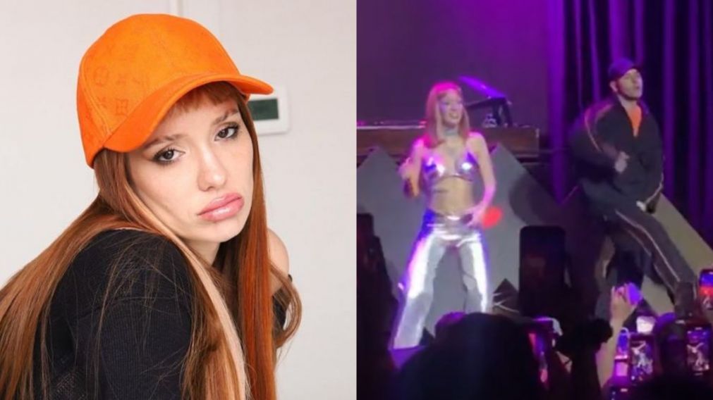 La Joaqui fue comparada con un meme tras viralizarse la coreografía de uno de sus shows.