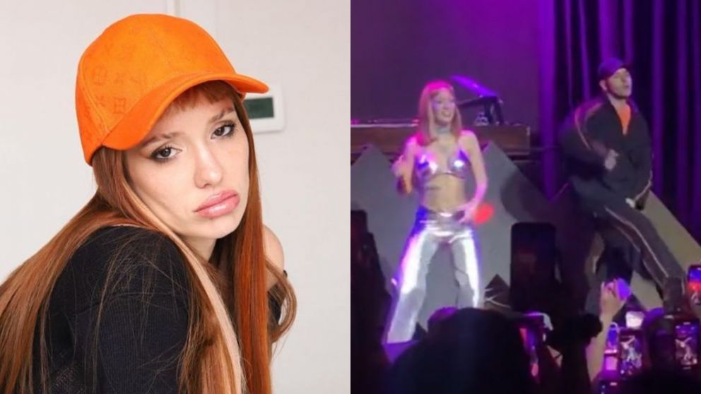 La Joaqui fue comparada con un meme tras viralizarse la coreografía de uno de sus shows.