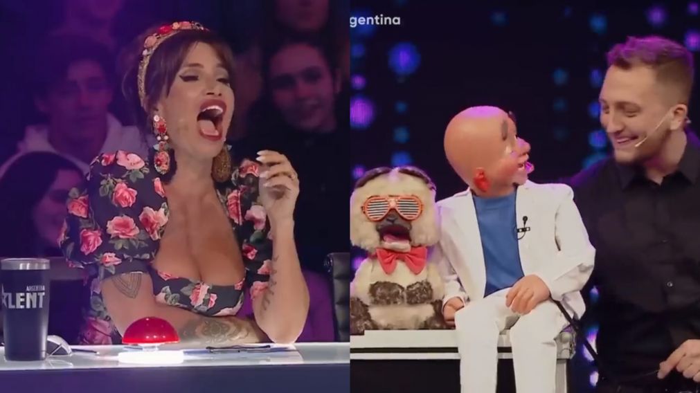 El ventrílocuo que pasó a semifinales en "Got Talent Argentina". (Captura Telefe)