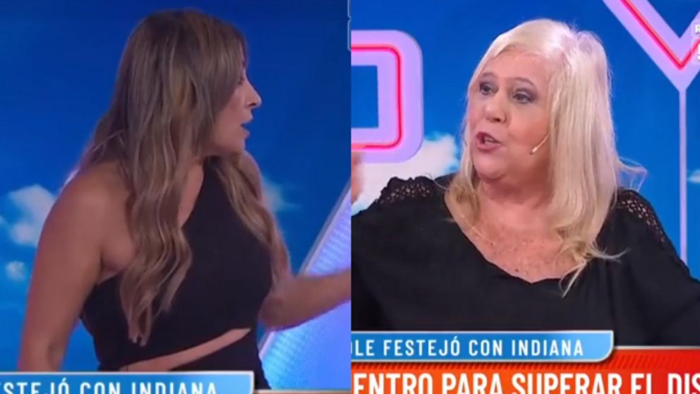 La pelea de Marcela Tauro y Laura Ubfal.