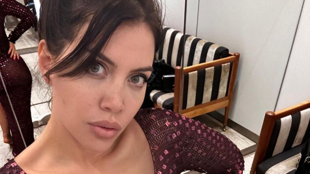 Wanda Nara se mostró emocionada hasta las lágrimas en el "Bailando" italiano.