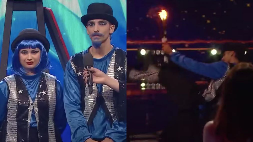 Un participante sufrió una peligrosa caída en "Got Talent Argentina".