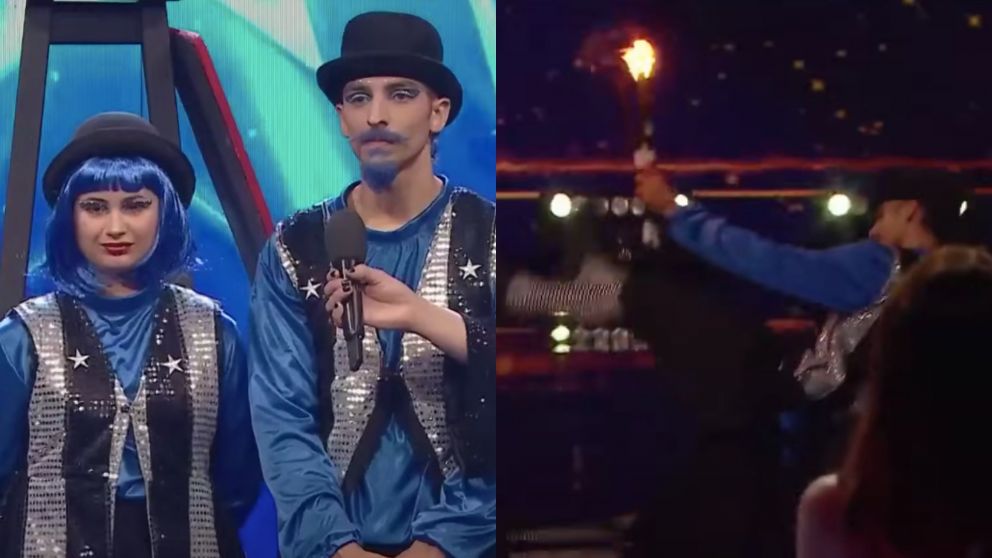 Un participante sufrió una peligrosa caída en "Got Talent Argentina".