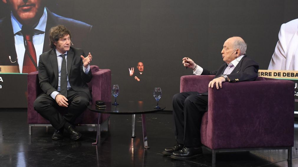 Chiche Gelblung rompi� el "Guinness argentino" tras dos horas de entrevista a Javier Milei.