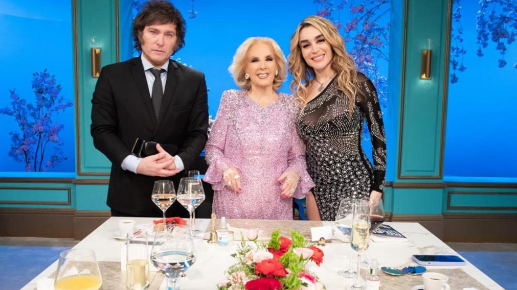 Mirtha Legrand volvió a la televisión junto a Javier Milei y Fátima Florez: "Estamos muy enamorados"/Fotografía StoryLab