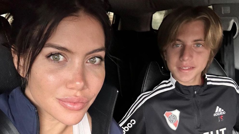 Wanda Nara regresó al país y tuvo un tierno reencuentro con su hijo Valentino.