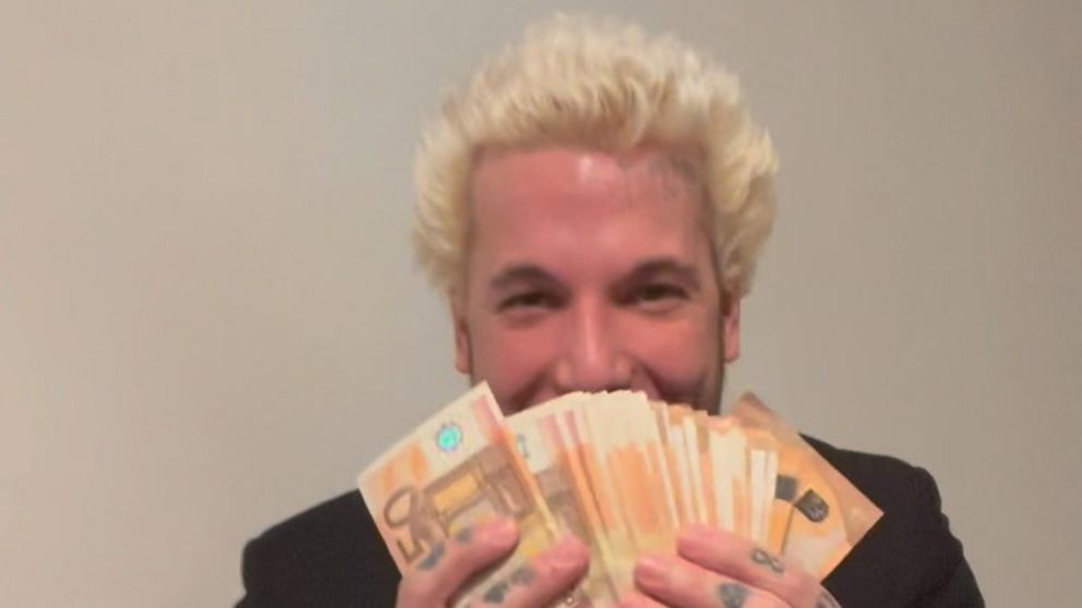 Alex Caniggia gana muchos euros en "Gran Hermano Vip", en España.