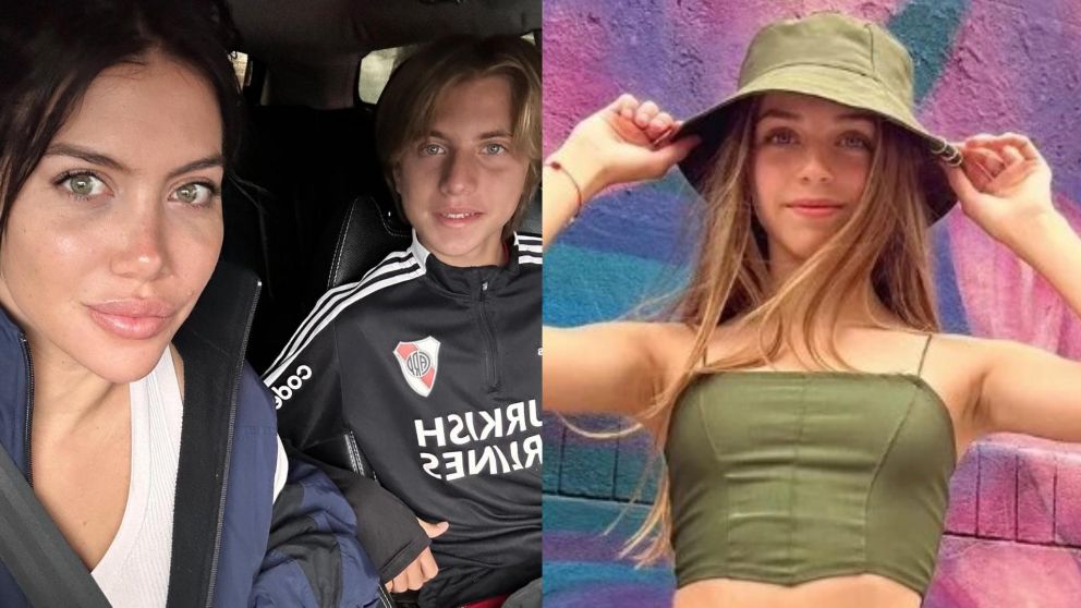 El intercambio de Wanda Nara con la novia de Valentino.