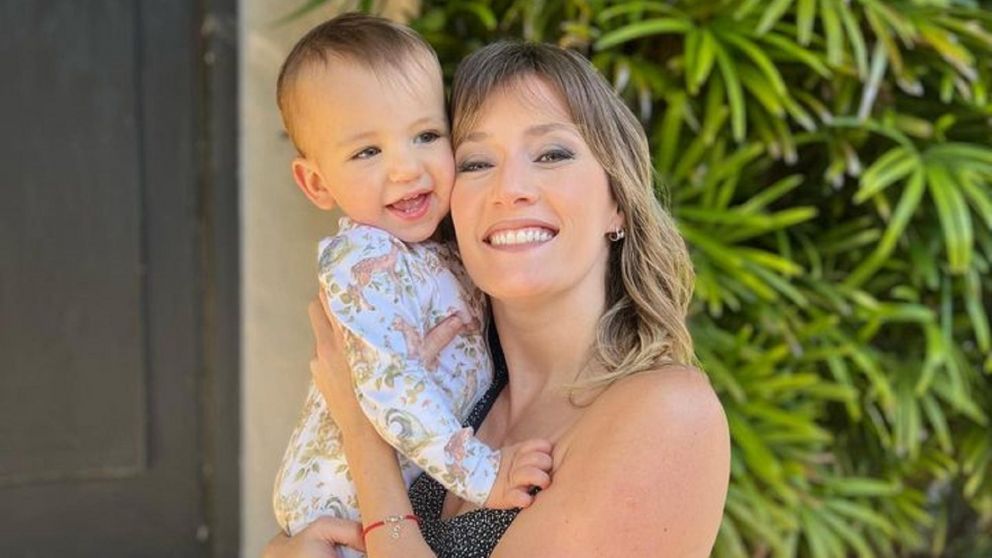 El tierno video de Luca, el hijo de Mica Viciconte y Fabi�n Cubero.