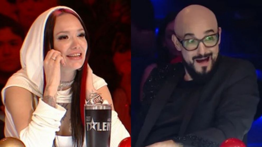 Abel Pintos le hizo un inesperado pedido romántico a La Joaqui en "Got Talent Argentina".