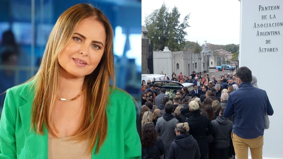 Las fotos de la despedida a Silvina Luna en el Panteón Argentino de Actores. (Fernando Perez Re - Diario Crónica).