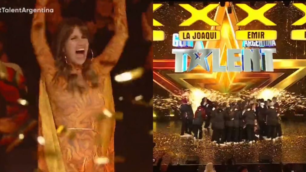 Flor Peña apretó el botón dorado en "Got Talent".