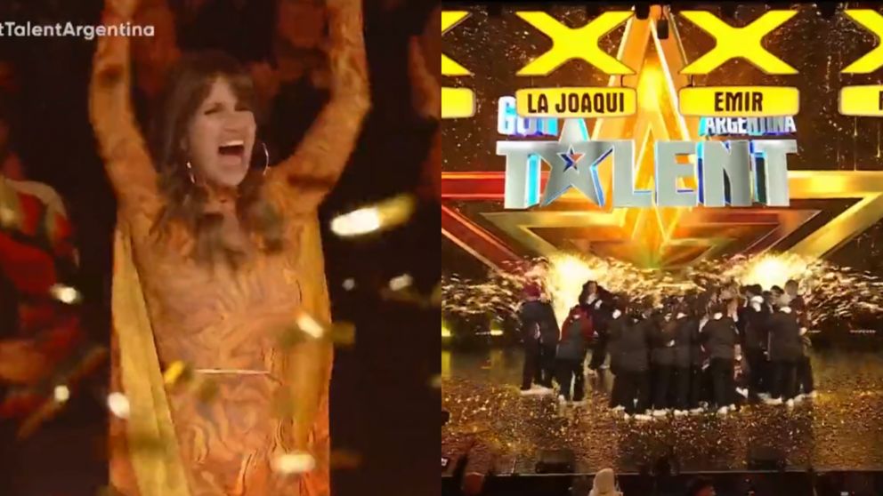 Flor Peña apretó el botón dorado en "Got Talent".