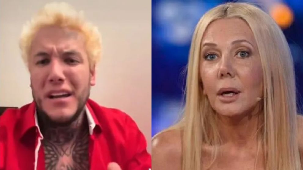 Alex Caniggia le hizo "la cruz" a Mariana Nannis.