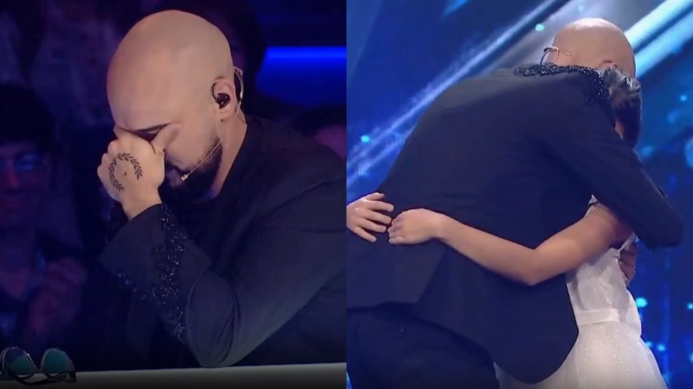 Abel Pintos se emocionó con el canto de Fiorella, de 11 años, en "Got Talent Argentina".