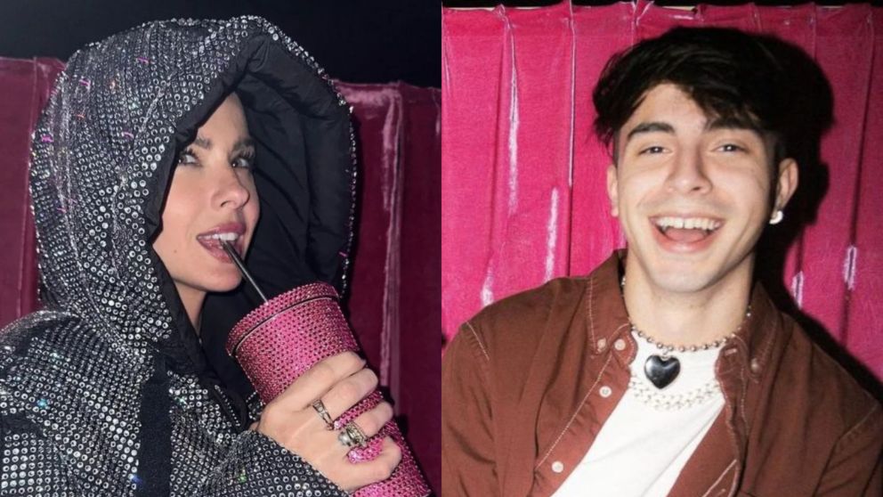 La China Suárez y Rusherking, cerca pero no juntos.