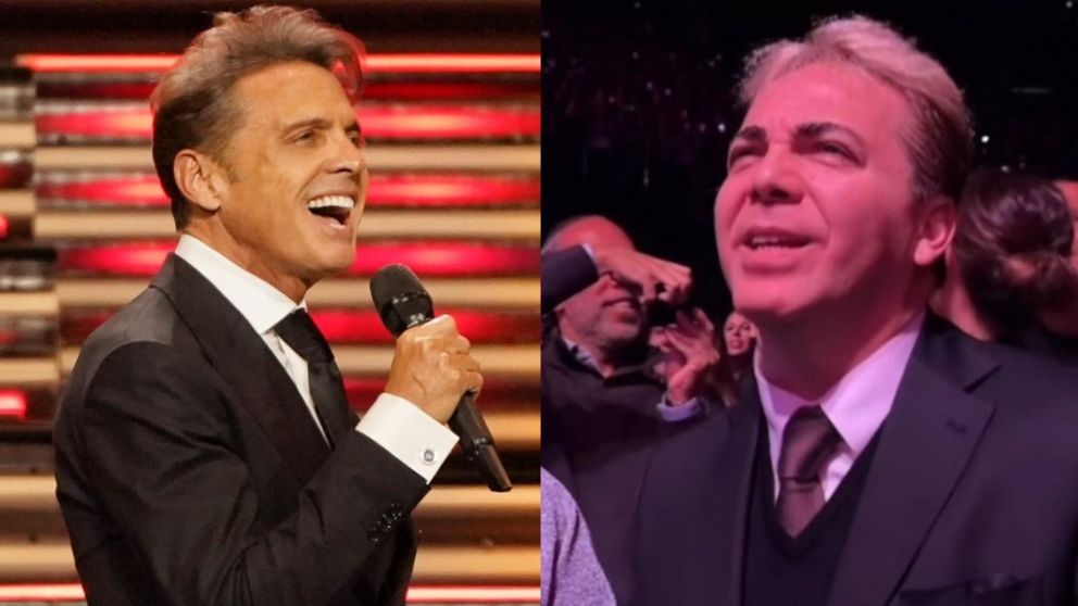 Cristian Castro fue a ver a Luis Miguel en su despedida de Argentina.