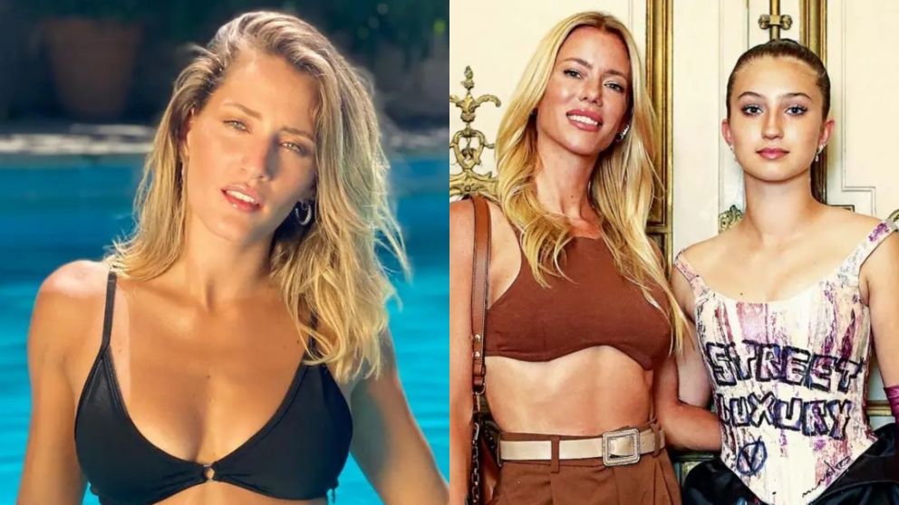 Mica Viciconte entrenó con las hijas de Nicole Neumann.