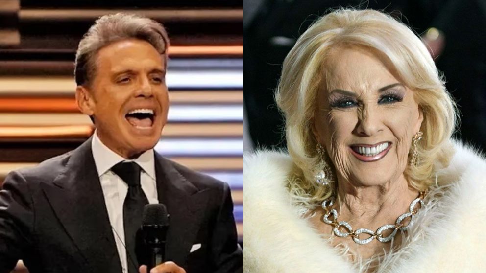Mirtha Legrand recibi� un regalo de Luis Miguel en pleno show.