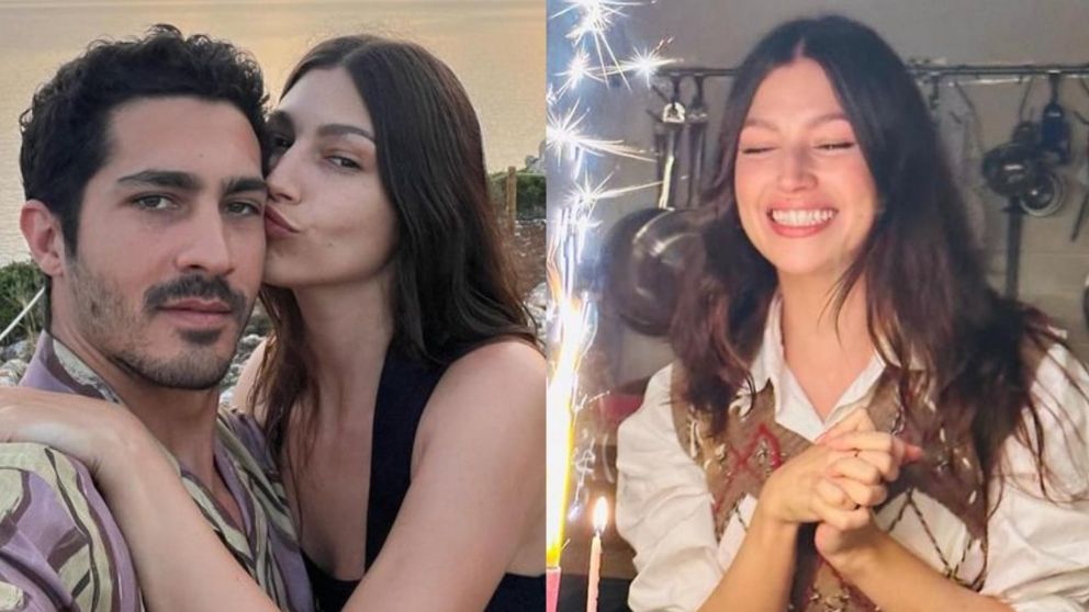 El cumpleaños de Úrsula Corberó junto al Chino Darín.