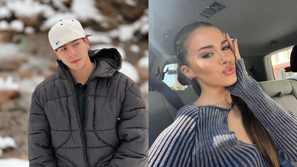 Rusherking y Mar Lucas, juntos en una playa espa�ola.