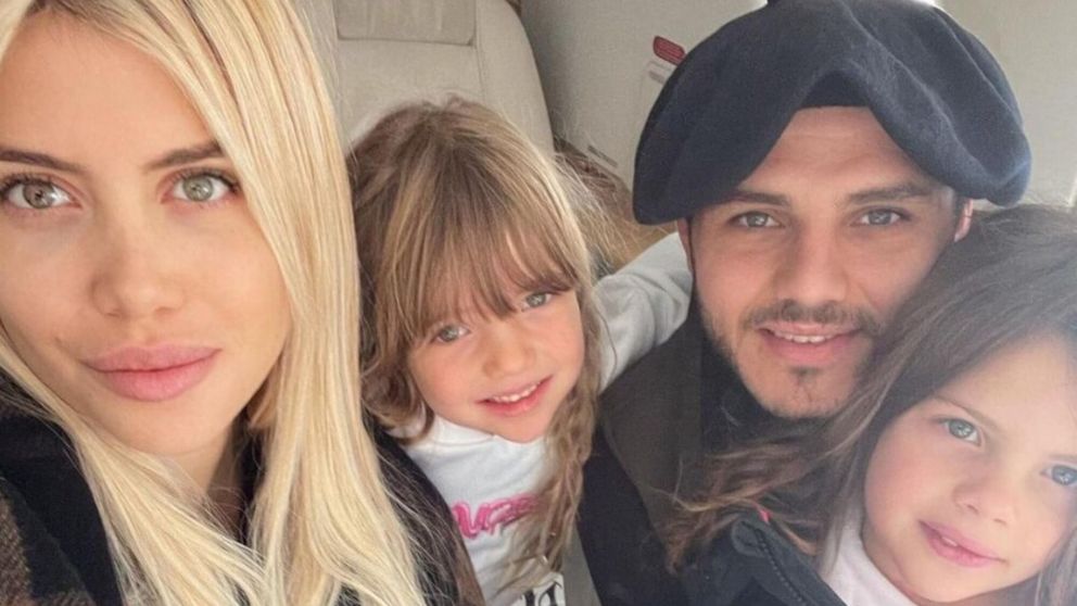Wanda Nara hizo su primera salida pública con Mauro Icardi y sus hijas tras su internación.