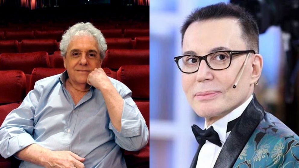 Antonio Gasalla recibi� su Mart�n Fierro de la mano de Marcelo Polino.