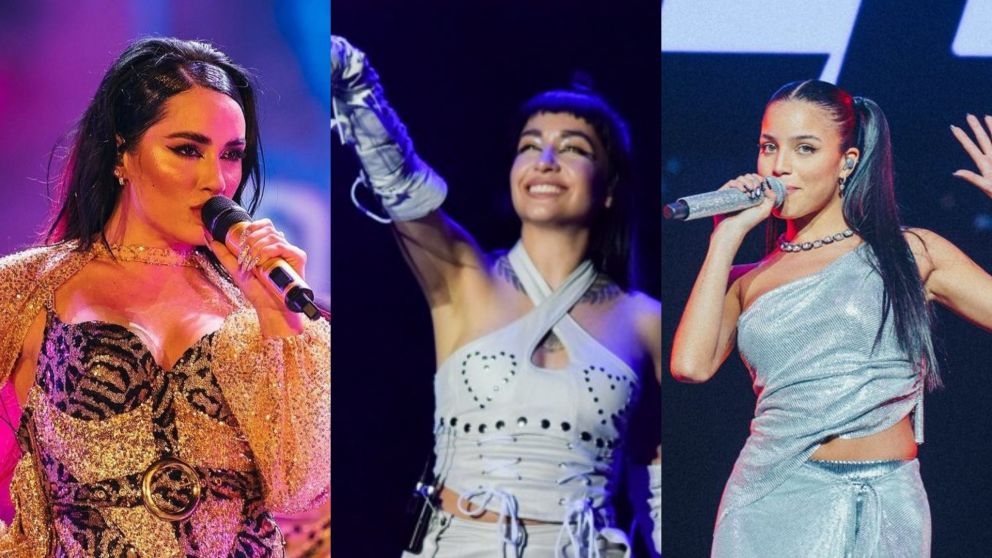 Lali, María Becerra y Emilia Mernes, juntas por primera vez.