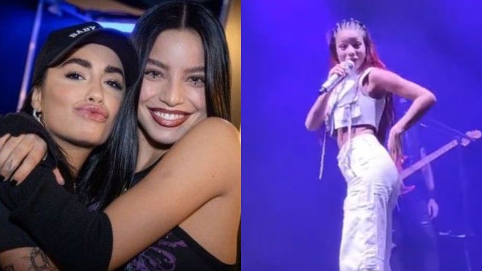 A Emilia Mernes se le rompió el pantalón en pleno "perreo" y frente a Lali Espósito.