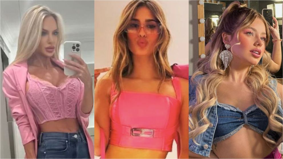 Los famosos se animaron al “Barbiecore”.