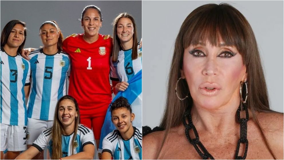 Moria Casán saludó a las futbolistas de la Selección Argentina.