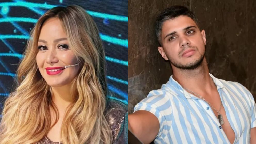 Karina La Princesita se fue de los Martín Fierro escoltada por El Conejo.