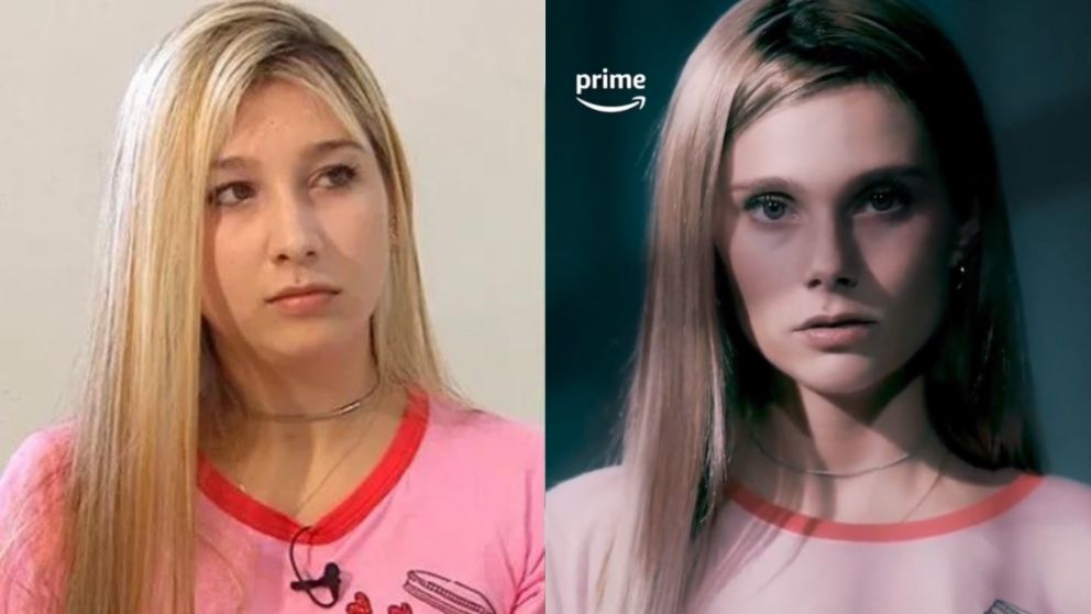 La incre�ble caracterizaci�n de Valentina Zenere como Nahir Galarza.