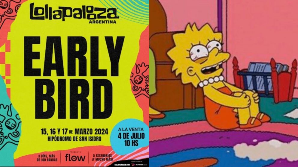 Estallaron los memes por la venta de las entradas para el Lollapalooza 2024.