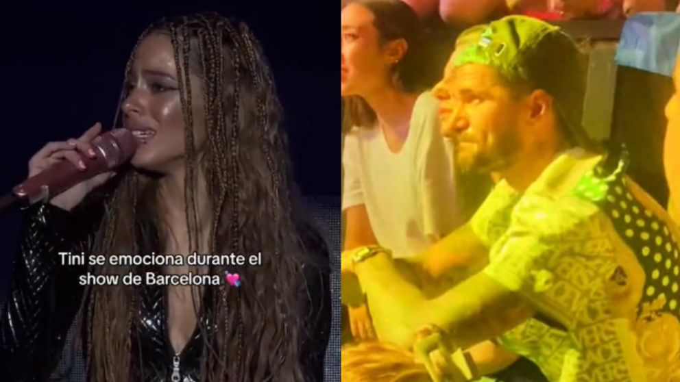 Tini Stoessel y Rodrigo De Paul.