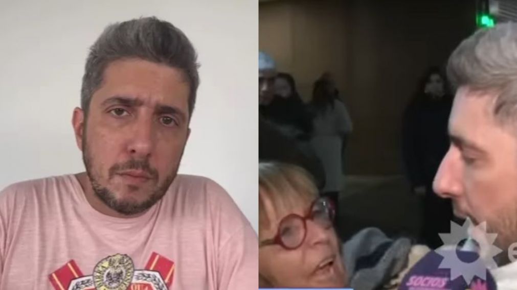 Jey Mamm�n sali� por primera vez y una se�ora lo descoloc� mientras daba una nota.