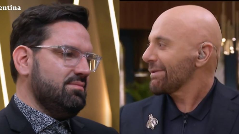 El tenso enfrentamiento de Germán Martitegui y Damián Betular en "MasterChef".