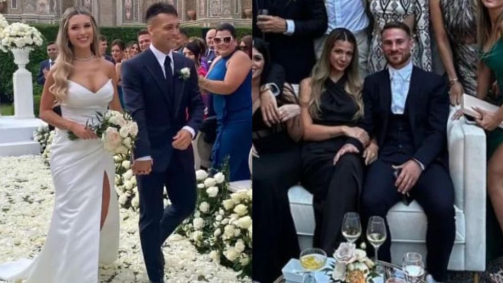 Alexis Mac Allister y Ailen Cova.