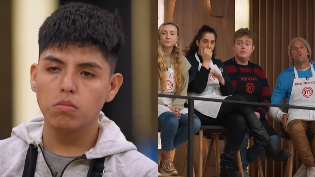 La reacción de Aquiles ante la salida de Antonio de "MasterChef".