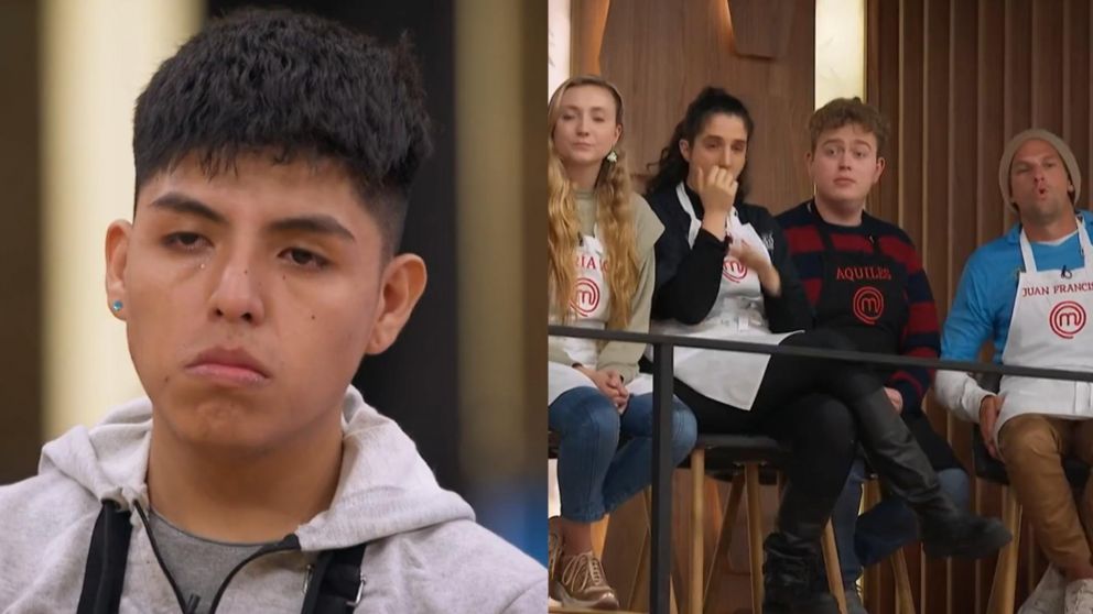La reacción de Aquiles ante la salida de Antonio de "MasterChef".