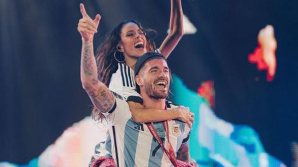 Tini Stoessel y Rodrigo De Paul encendieron las redes con un apasionado reencuentro.