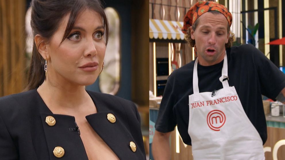 Juan Francisco de "Masterchef" criticó a Wanda Nara y ella no lo dejo pasar: "Que jodido que..."