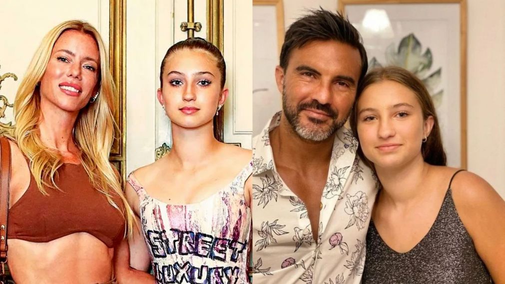 Nicole Neumann y Fabian Cubero enfrentados por su hija Indiana.